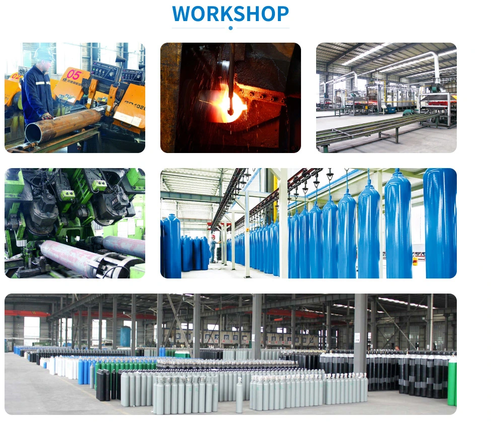Wholesale Industrial Medical High Pressure Ar / HCl / HF / CF4 / WF6 / SF6 Gas Cylinders