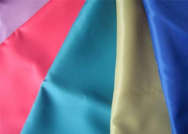 Light And Elegant Taffeta Dress Fabric Quick Drying 190T Eco - Friendly