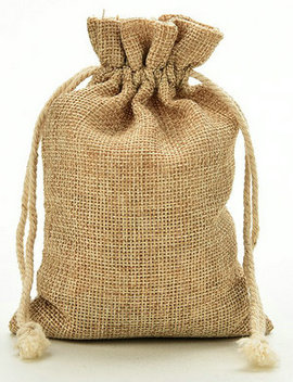 Устойчивые подарки в память о вечере сумки Дравстринг джута для упаковки ювелирных изделий/подарка