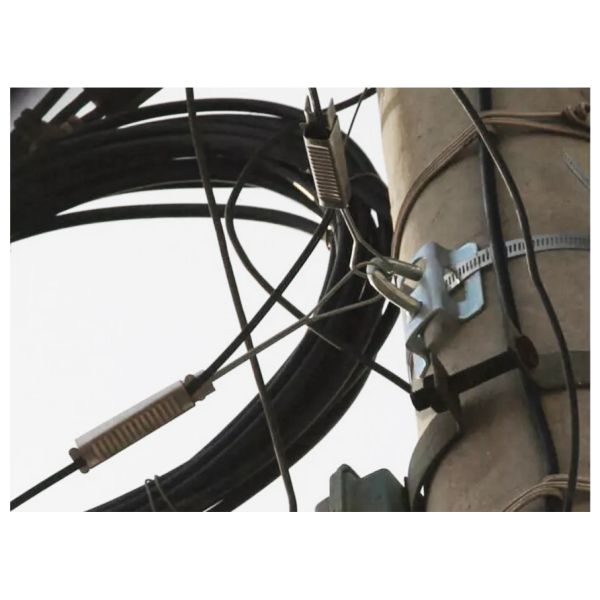 ODWAC Series FTTH Cable Suspension Clamp Stainless Steel Wire Tension