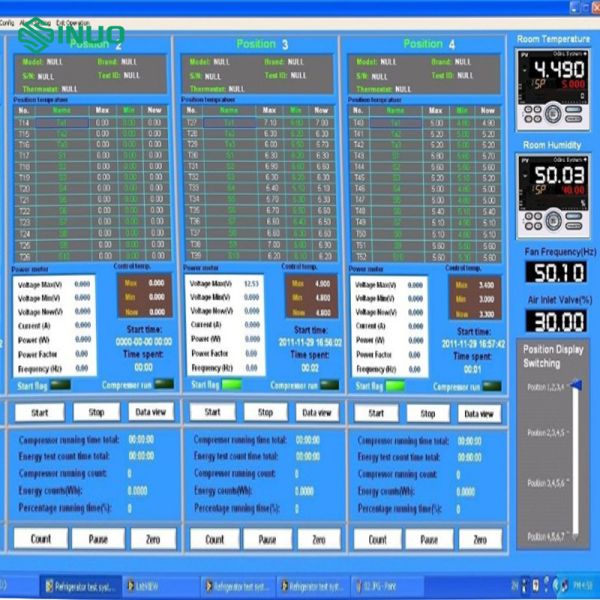 4 Stations Washing Machine Consumption Test System