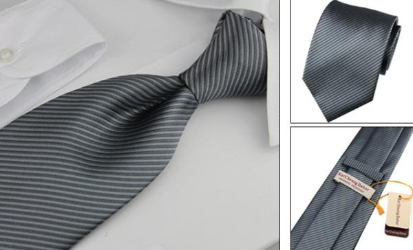 Necktie Boxes Set with Silk Woven Necktie