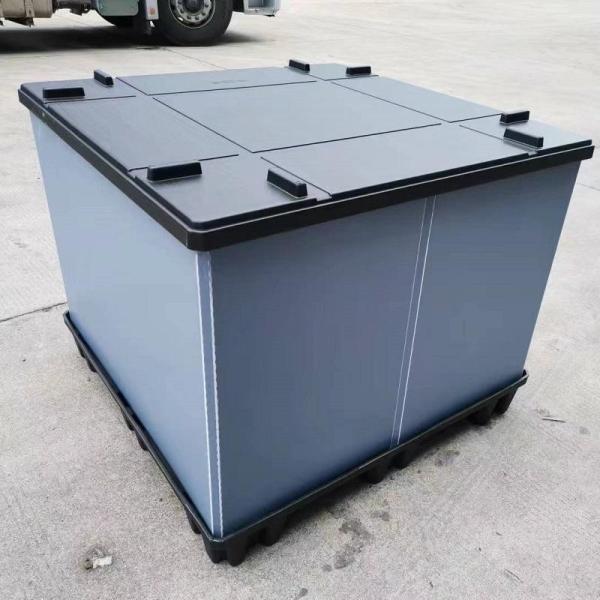 1120mm Collapsible Pallet Bins Agriculture Plastic Bulk Containers Reusable