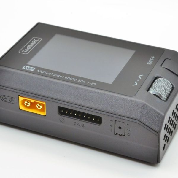 600W 20A 1-8S Smart Balance Charger for LiPo and Lithium Batteries in Model Aircraft and Drones