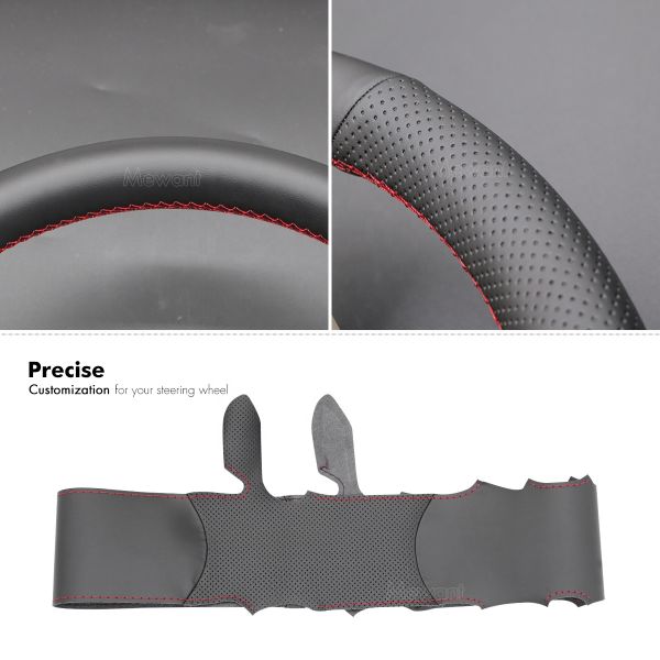 DIY vegan leather steering wheel cover for Holden Commodore Berlina Calais Caprice Statesman Ute 2006-2013