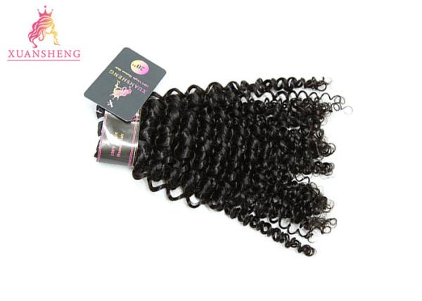 Raw Hair Brazilian Human Deep Curly Hair Bundles 10A Grade No Tangling