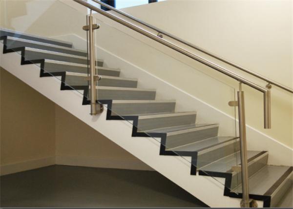 Building Stainless Steel Glass Stair Rails And Banisters Modern Design
