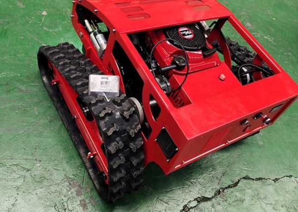 Remote Control Pastoral Gas Lawn Mower Tracked Self Propelled
