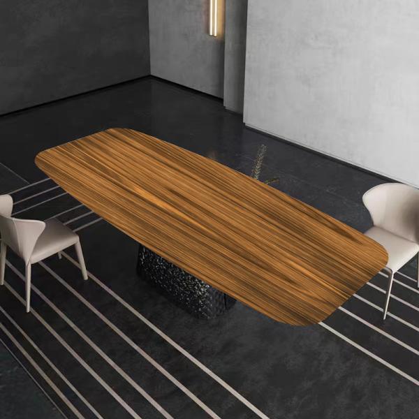Opulent Essence Industrial Wood Dining Tables 1280mm Width Luxury