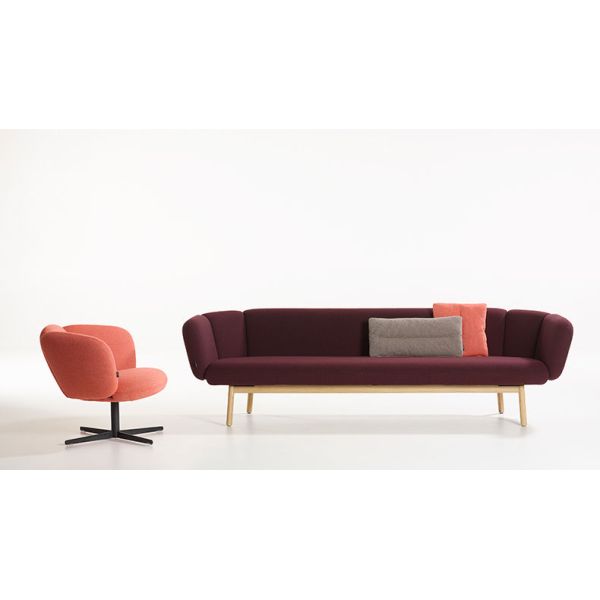 Artifort Bras Easy Modern Upholstered Sofa For Sample Houses With Metal Leg