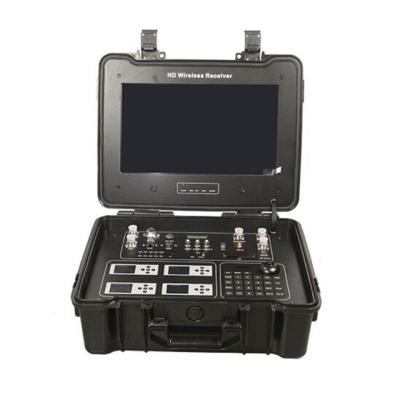 4 Channel Real Time COFDM Receiver , Long Range Wireless Video Transmitter Receiver