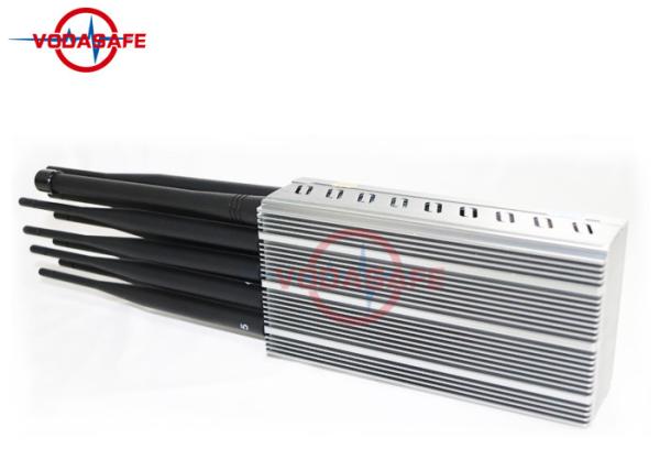 10 Channels Mobile Phone Signal Jammer 2.5db High Gain Omni Directional Antenna