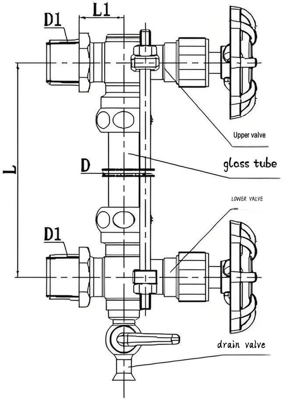 Tea Barrel Furnace Liquid Level Gauge