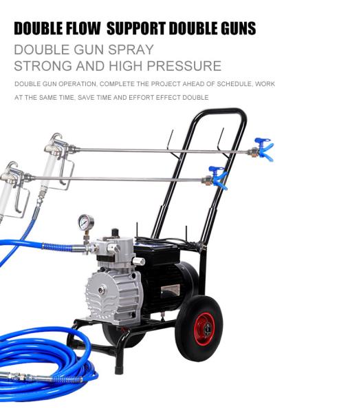 OEM 220vac Roof Spray Painting Equipment Latex Waterborne Color Paint Sprayer Device