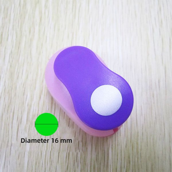 Punch à trous ronds colorés de 8 à 75 mm DIY Mini artisanal Punch à fleurs en papier pour enfants