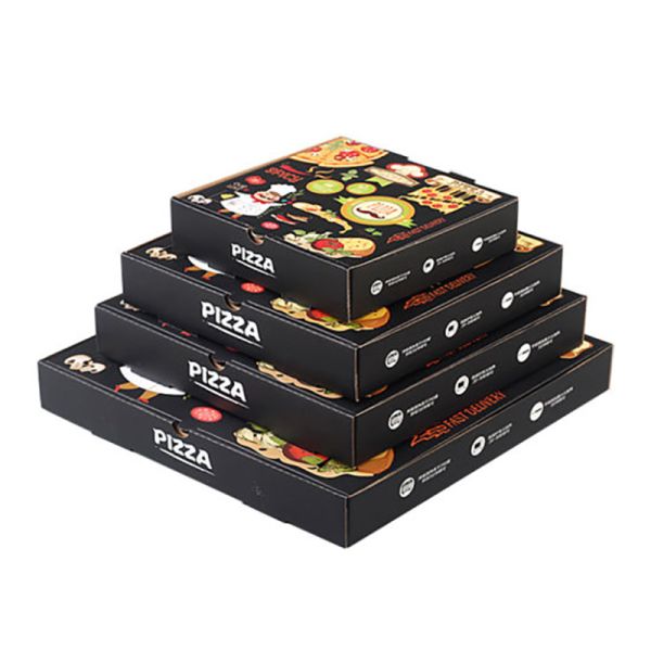 Single- and Reusable Takeout Packaging Custom-Printed Kraft Pizza Boxes for Food Container