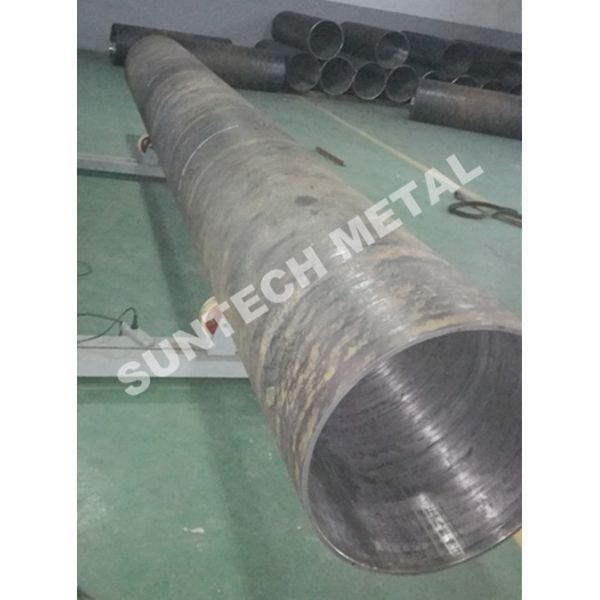 UNS N04400 Nickle Alloy and Carbon Steel Clad Pipe For Chemical Process