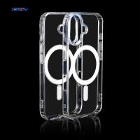 Stong Magnétique Casse sûre Protection contre les chutes TPU clair Pour iPhone 12 13 14 Pro Max