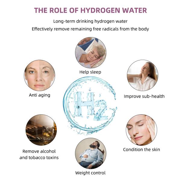 4 - In - 1 Hydrogen Water Quality Tester - H₂/pH/ORP/Temp Meter For Health Aquaculture Lab