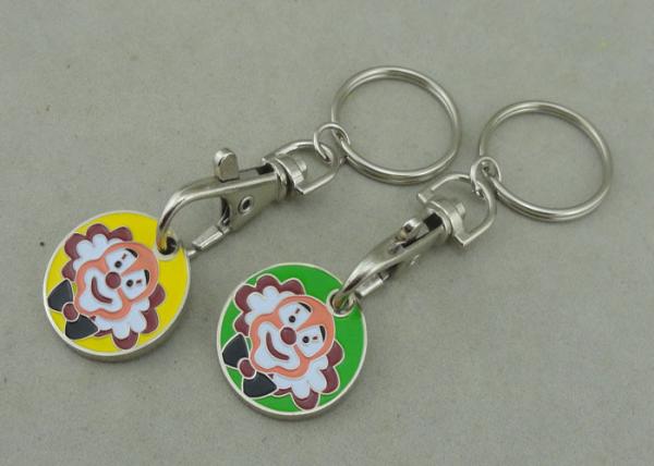 Popular Die Casting Personalized Trolley Coin With Soft Enamel