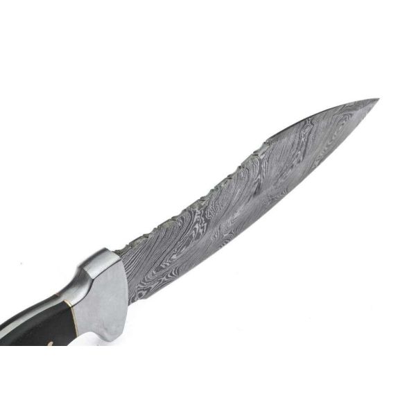 Damascus Micarta Custom Hunting Knife Handmade Stainless Steel Machete 14in