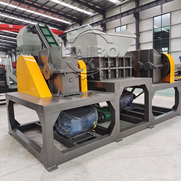 New Arrival Double-Shaft Scrap Metal Shredder Metal Waste Crusher Recycling Equipment