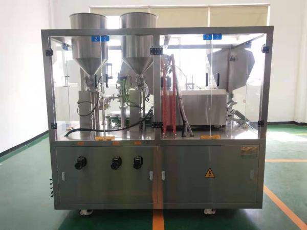 Automatic Soft Plastic Tube Filling And Sealing Machine for Aluminum Cosmetic Cream Tubes