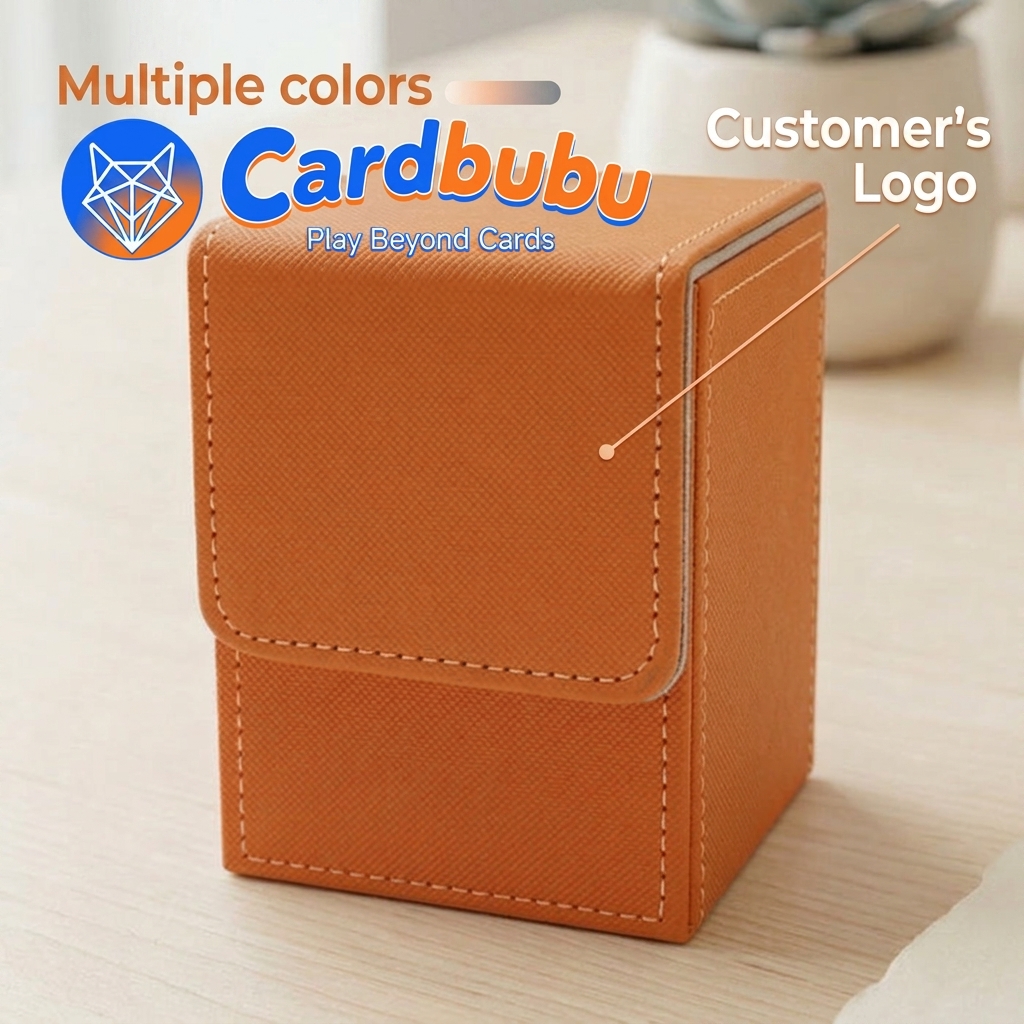 TCG CCG 100 Card Deck Box Funny Magic The Gathering Leather Deck Box