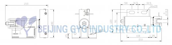 Elevator Safety Parts  ,  Elastic Sliding Guide Shoe GHZ2 ,  Car Rated Load 2000kg ,  Lift Safety component