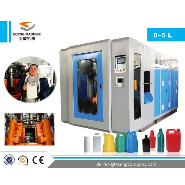 Double Station Extrusion Blow Molding Machine , Plastic Drum Making Machine