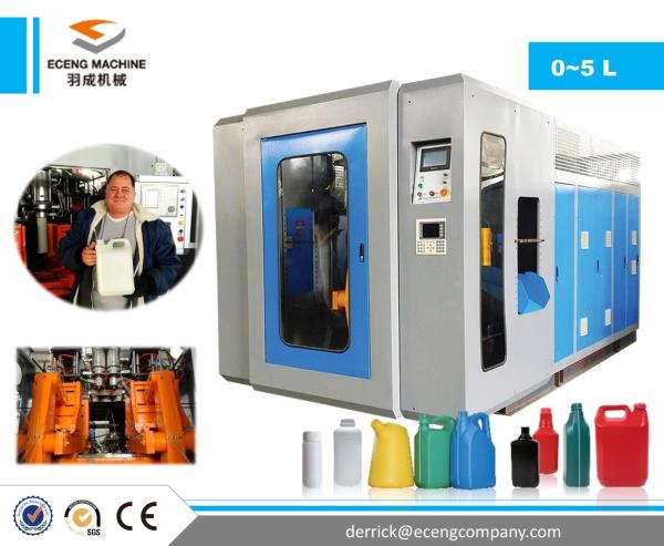 Double Station Extrusion Blow Molding Machine , Plastic Drum Making Machine