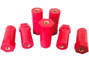 High Intensity BMC Components Fiberglass Electrical Insulator Busbar Support