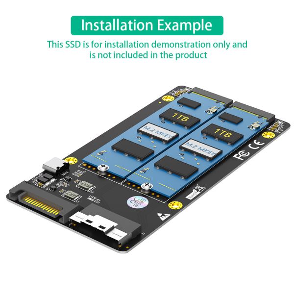 Требуется двойная 2X M.2 NVME SSD на Slimline SFF-8654 8X Adapter PCIe Bifurcation Motherboard