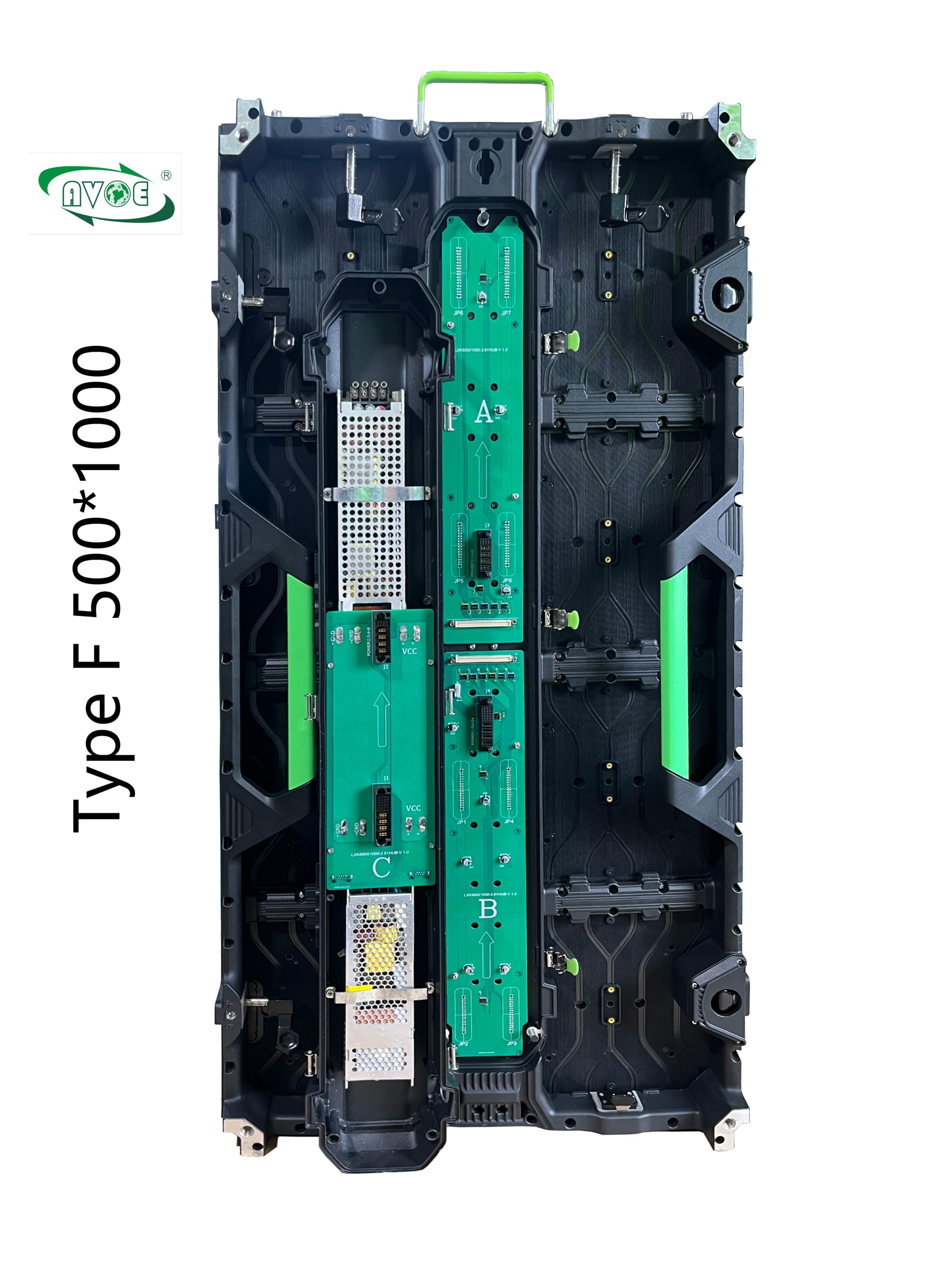 Тип шкаф 500x1000mm кривой индикаторной панели СИД этапа f 2.6mm арендный