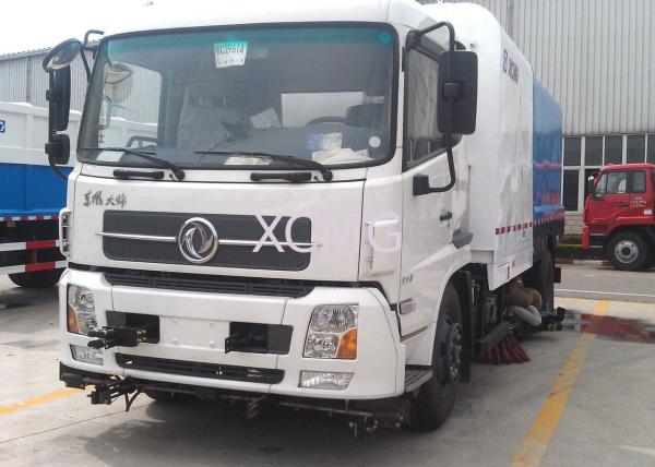 High Pressure Special Purpose Vehicles Washing Road Sweeper Truck 8tons With Washer