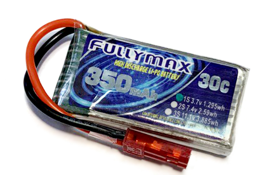 штепсельная вилка батареи JST самолета 3.7V 1S 350mAh 35C LiPO RC для мини игрушки модели RC