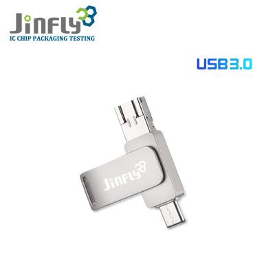 Mlc / Tlc Chip Micro Usb Otg Flash Drive 16gb 32gb Usb 3.0 Type C