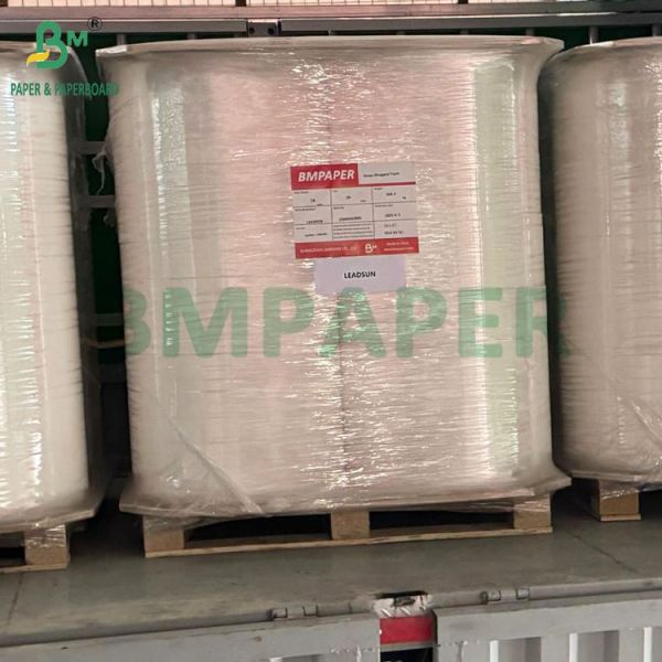 Rouleaux de papier kraft 28grs en pâte de bois naturelle 29mm 33mm pour emballage de pailles