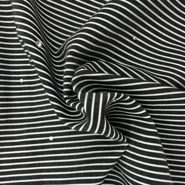 Quality 110gsm 100% Cotton Stripes T-shirts Wholesale Heavyweight Oversized Tshirt Custom Women's T Shirt