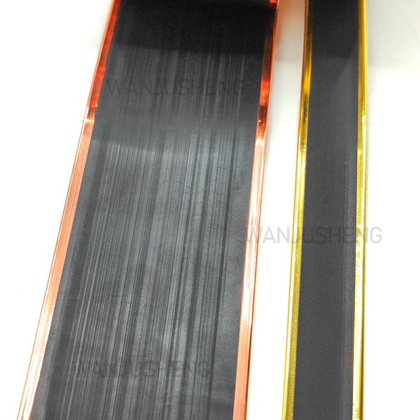 Plastic Gold Car Trim Strip Sofa PVC Edge Banding Tape Furniture Upholstery Decorative Strips Edge for Bed Without Tape