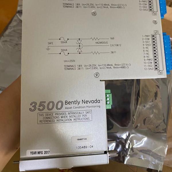 Bently Nevada 3500/40M135489-04 I/O Module With LED Status Indicators Diagnostics Fault Logging Send Offer Get Deal