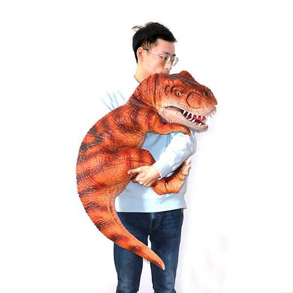 Kids Attractive Christmas Gift Realistic Full Body T Rex Puppet Simulation Model