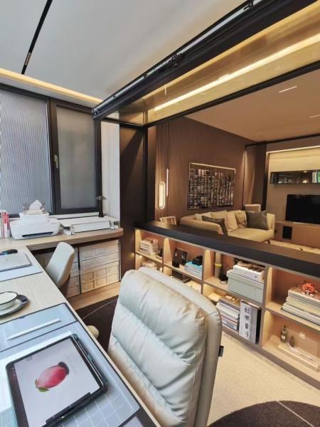 folding window aluminum balcony vertucal