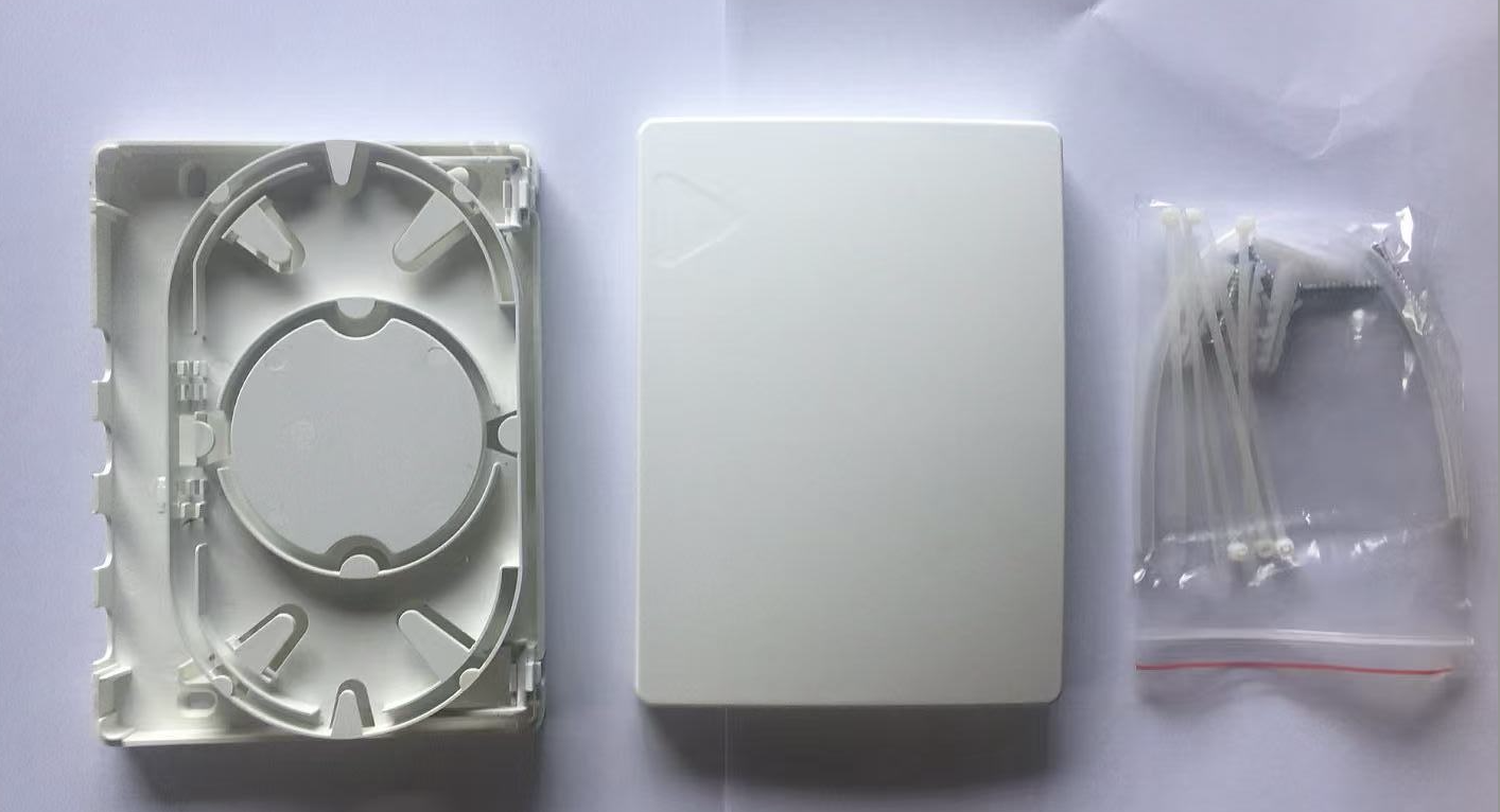 4 Core Fiber Rossette Box With SCAPC Conector And Pigtail