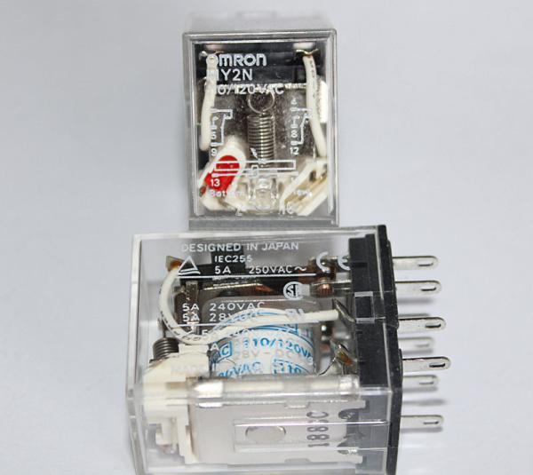 Relais MY2N-110/120VAC - 5A (d'Omron Pin 8)
