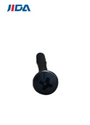 M4 X 36mm Black Zinc Screw Pan Head Phillips Cross Recessed Screws Half Thread
