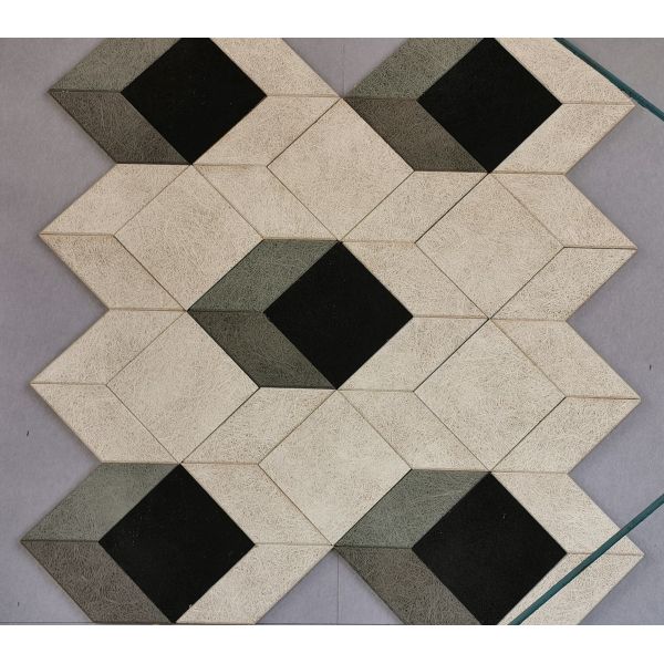 Panel acústico paralelo interior de lana de madera