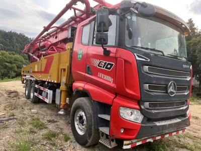 Diesel 11 Years Zoomlion Mer Cedes Benz 47 Meters Used Concrete Pump Truck 52 Meters Horizontal Delivery Distance
