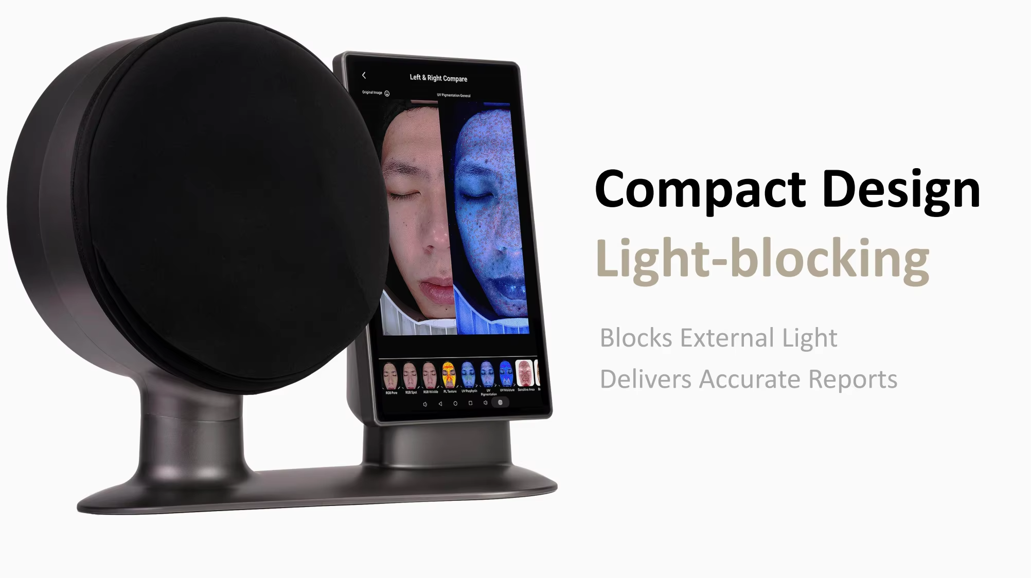 20MP HD Camera AI Magic 3D Mirror Moisture Detection Facial Scanner skin analyzer