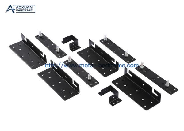 Modern 2mm Matte Black Heavy Duty Corner Brace